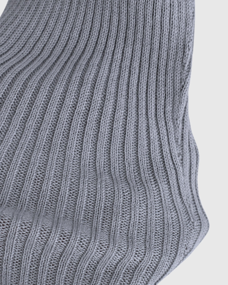 JAPAN WHOLEGARMENT リブニットプルオーバー LightGray