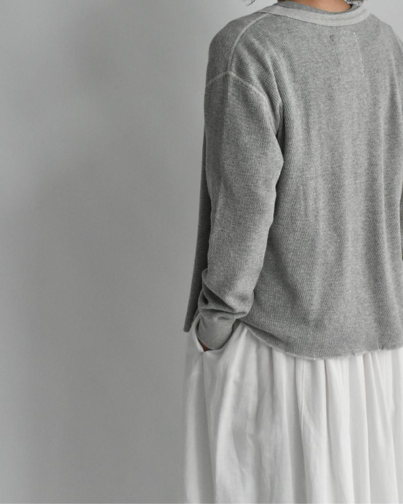 ラメサーマル リメイクカーディガン Gray