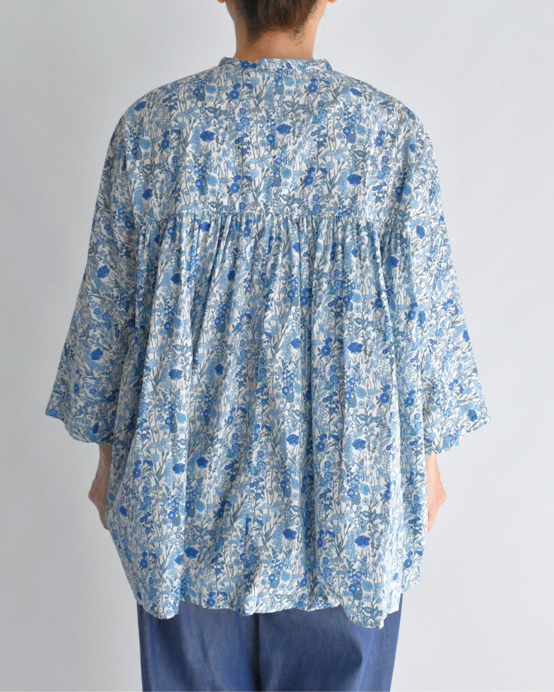 LIBERTY PRINT シャツブラウス Nazuna