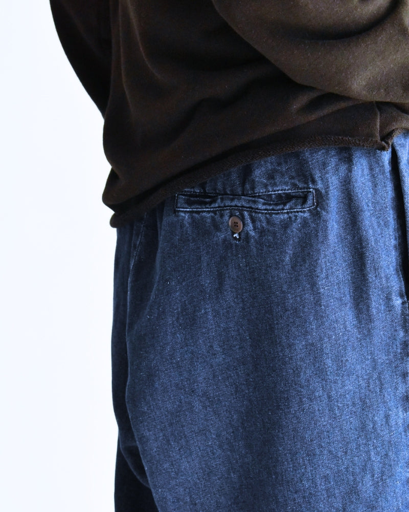 デニムタックパンツ StoneWash