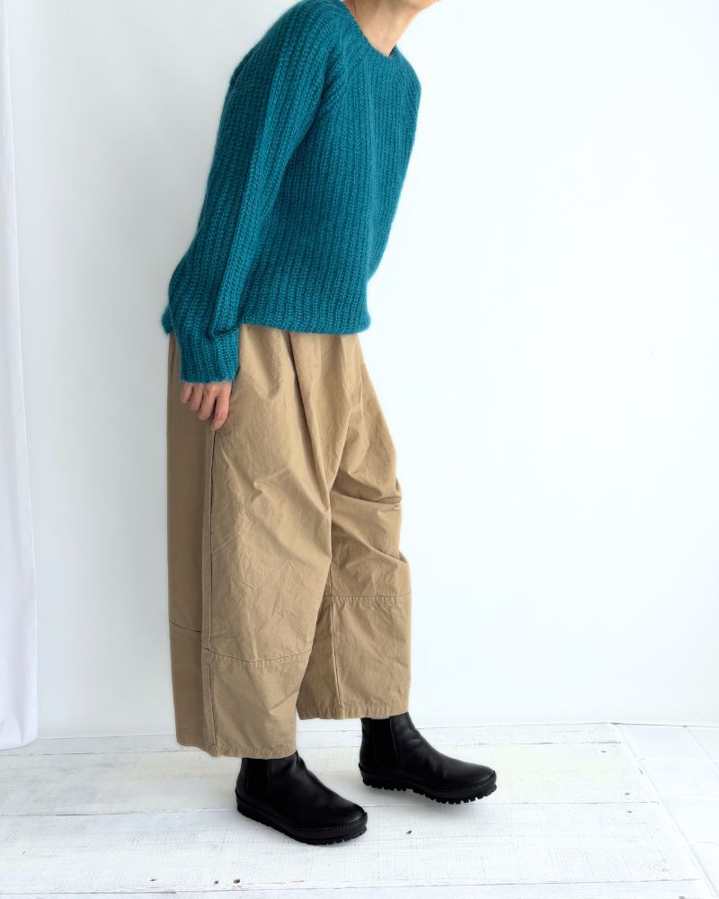 モヘアプルオーバー Turquoise