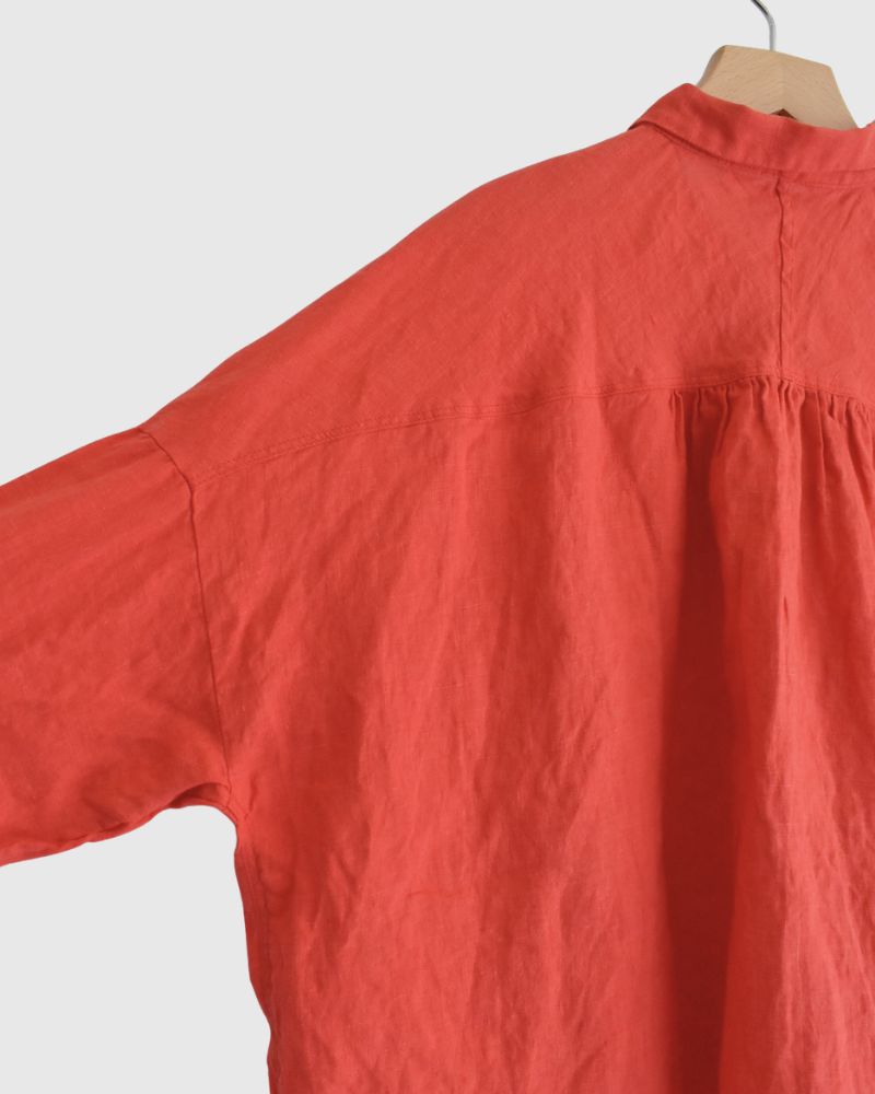 フレンチリネンシャツ Red