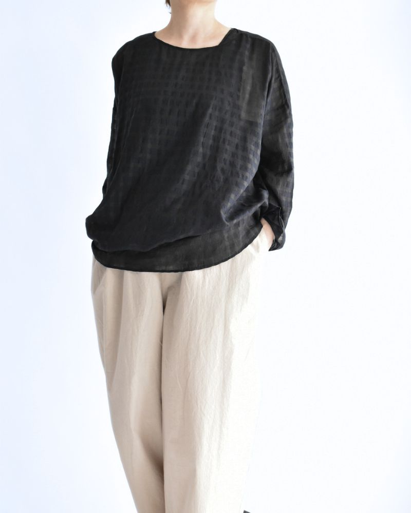 U-NECK TANK TOP Black