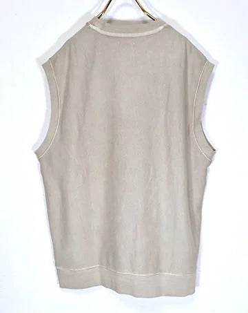 【sale】OG CANVAS TERRY LOOP VEST LightBeige　2