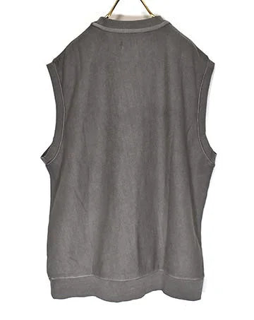 【sale】OG CANVAS TERRY LOOP VEST MgGray　1,2