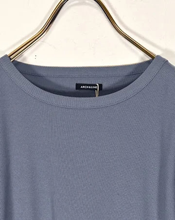 【sale】COTTON RIB C/N TEE Ocean　2,3