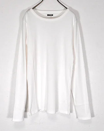 【sale】COTTON RIB C/N TEE White　2,3