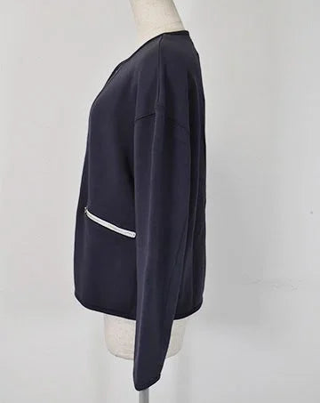 【sale】SALT BUTTOM CARDIGAN DarkBlue　150cm