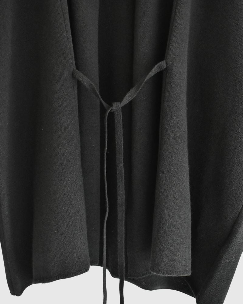 ショールカーディガン Black