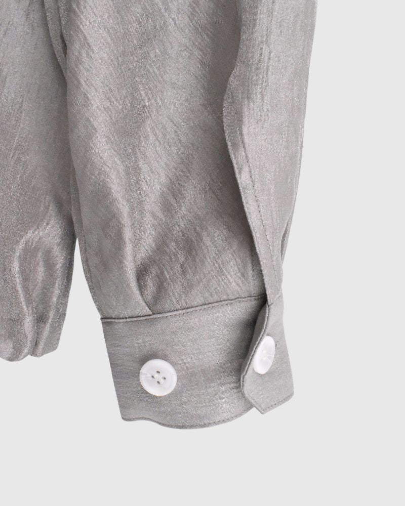 シャイニー フーディブルゾン LightPurple