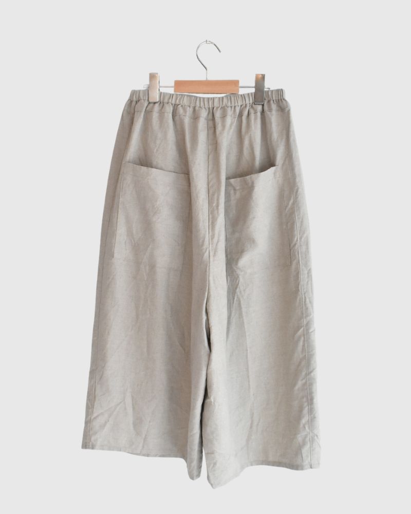 リネン オバールパンツ Beige