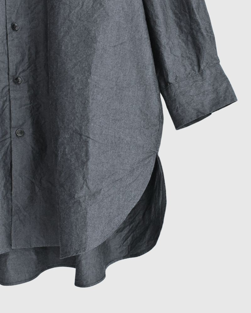 タイムレスロングシャツ Indigo