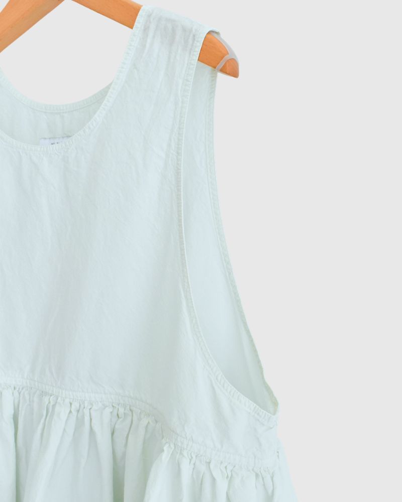 ノースリーブギャザートップス MintGreen