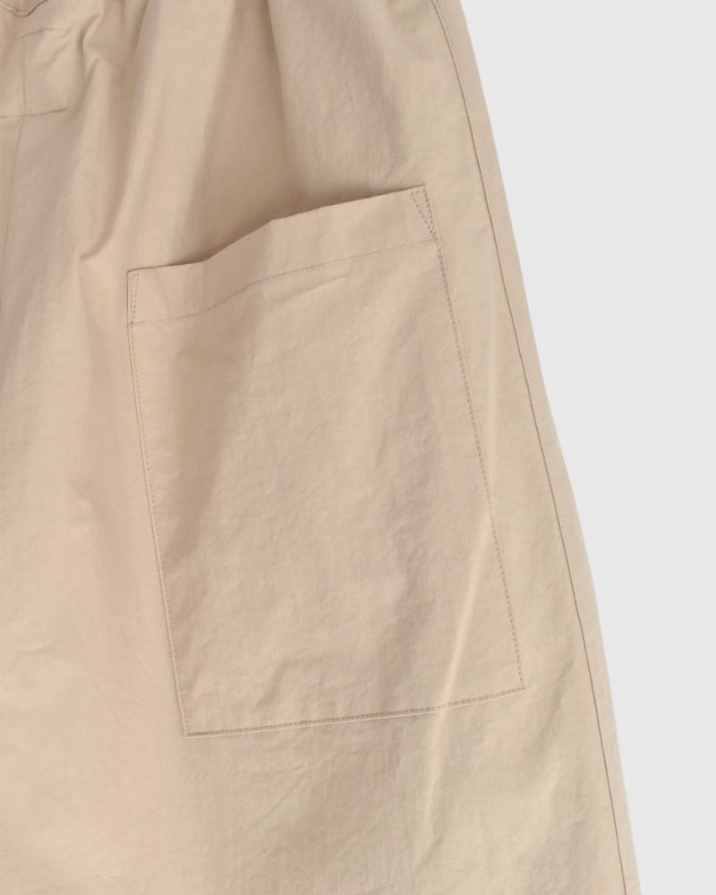 ヴィンテージコットン オーバルパンツ Beige