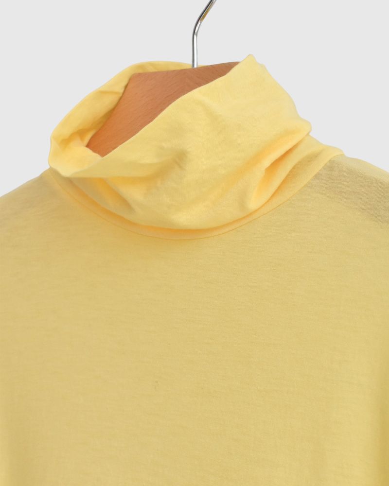 フェザーコットン天竺 タートルネックインナー