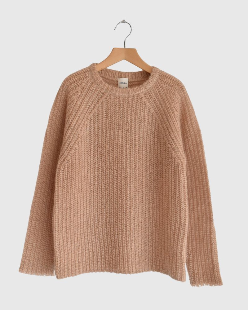モヘアプルオーバー PinkBeige
