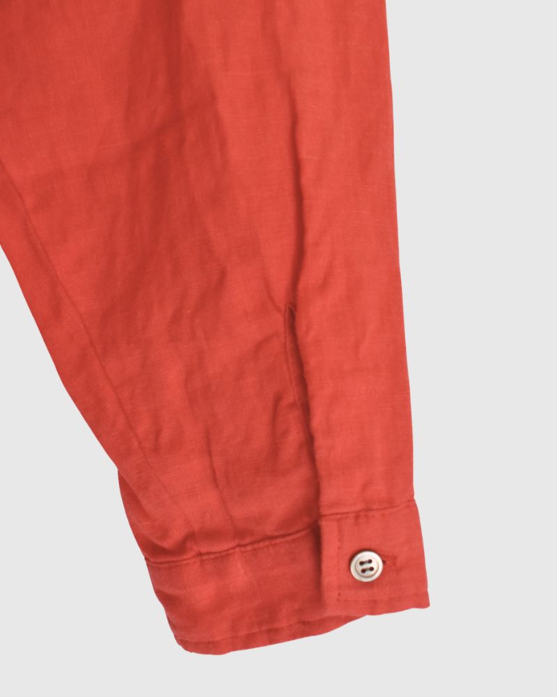 フレンチリネンシャツ Red
