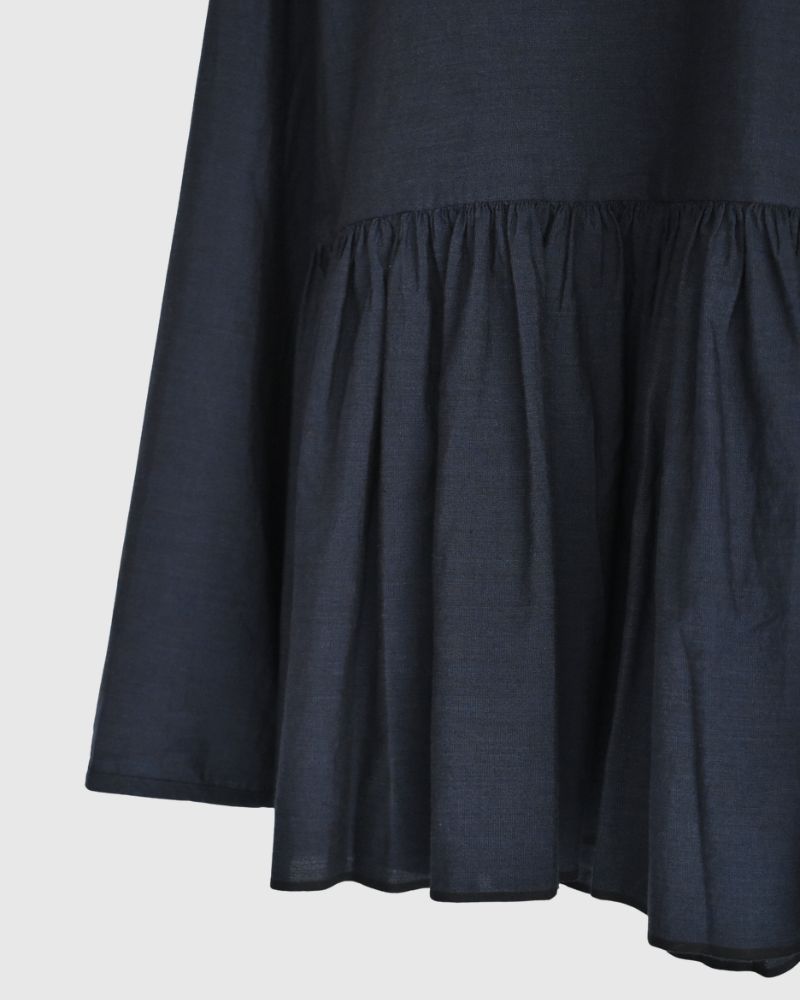 HANDWOVEN COTTON HAKEME CACHE COEUR DarkNavy