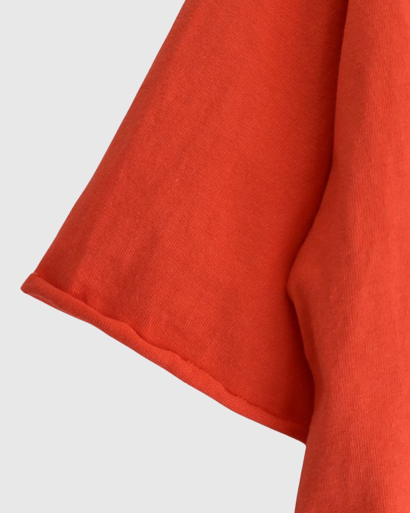 ハーフスリーブ ドロストTシャツ Orange