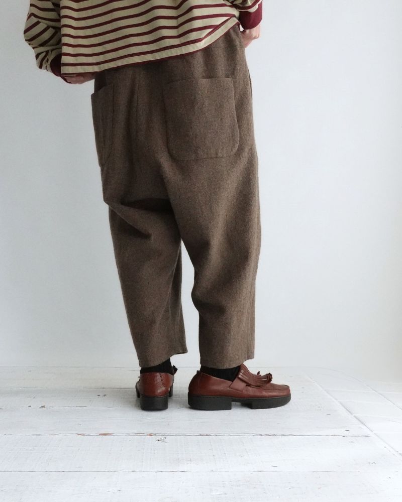ウールパンツ Brown