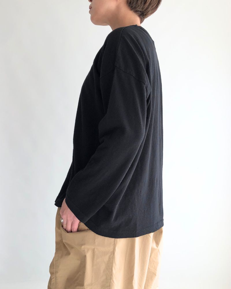 ジャージー プルオーバー Black