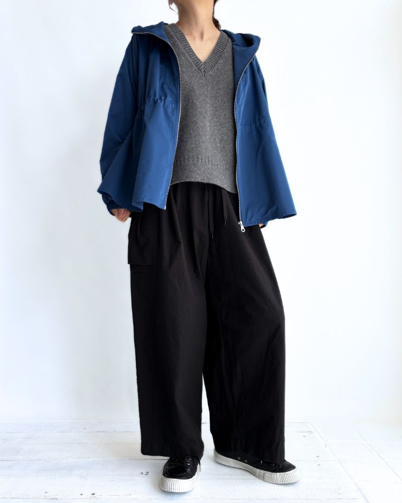 AURA Vネックニットプルオーバー Gray