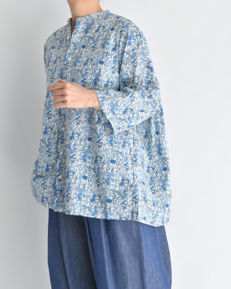 LIBERTY PRINT シャツブラウス Nazuna