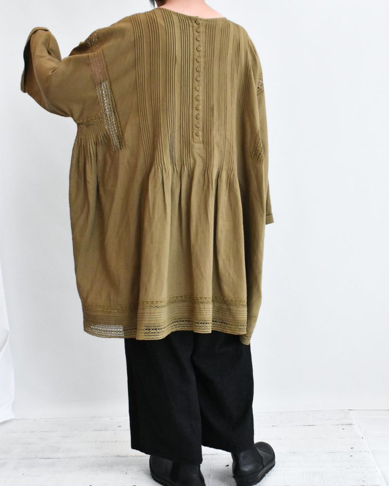 【予約】 F/W RS 025 2Wayピンタックチュニック（10月初旬 - 10月中旬）