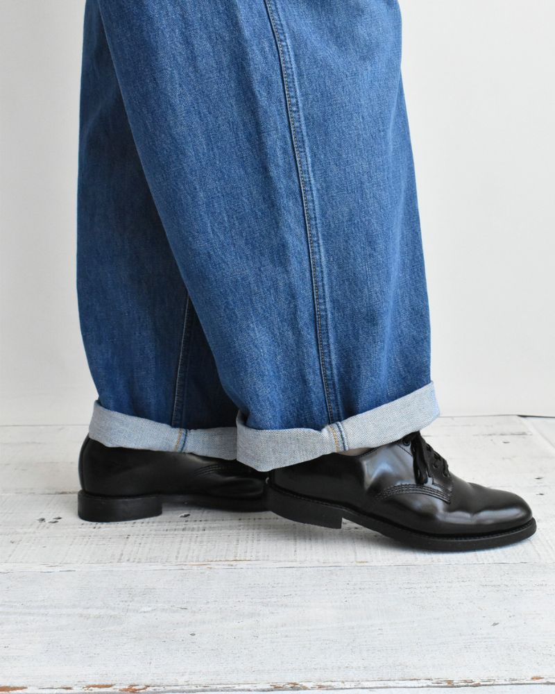 13ozムラ糸 バギーデニムパンツ VintageWash