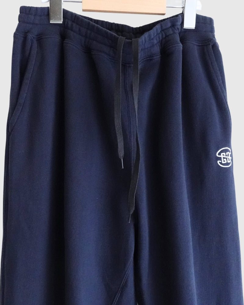 ウラケ GRVYCLRS アップリケ ロングパンツ (MENS) Navy