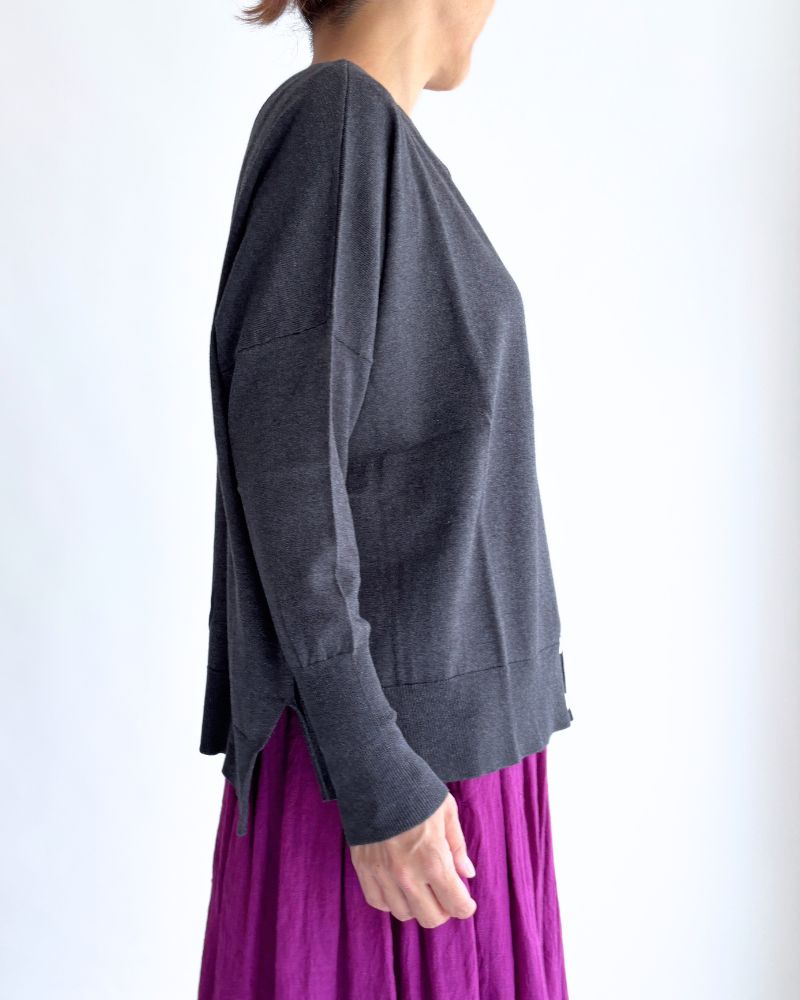 5COL 2WAY カーディガン CharcoalGray