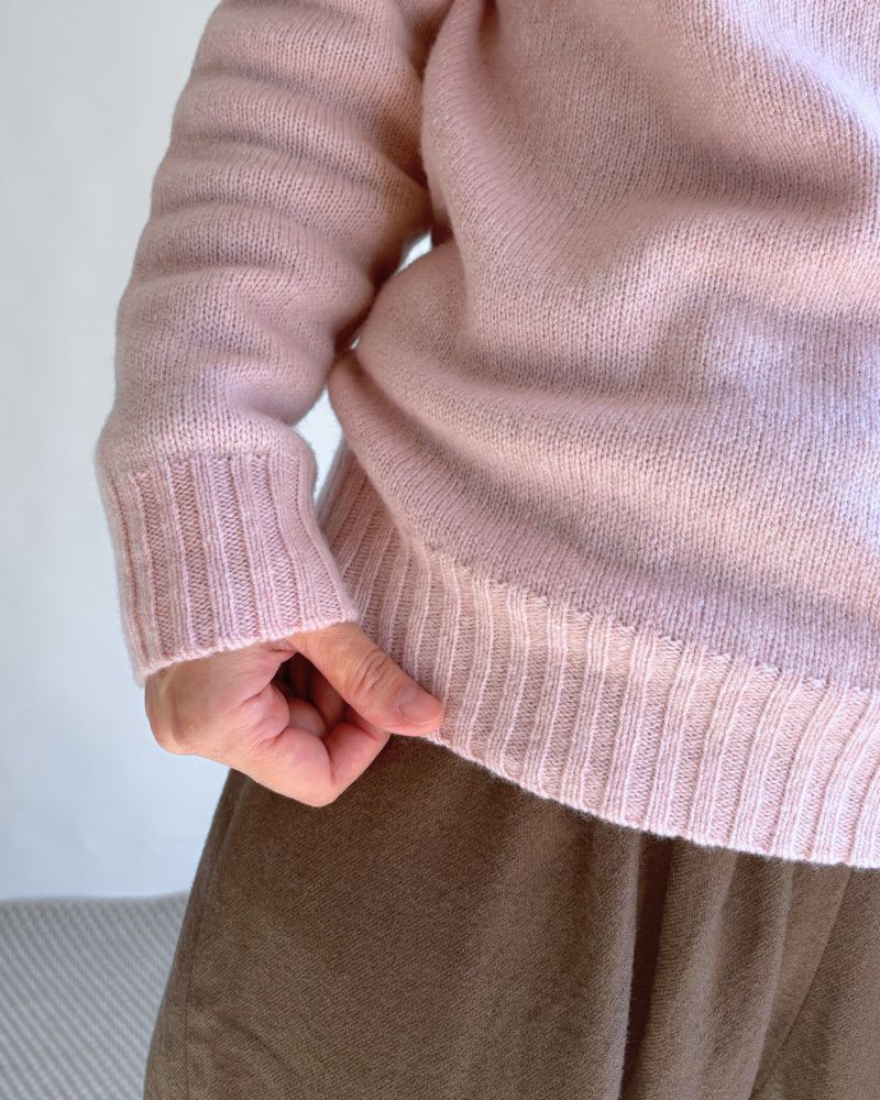 2ply Highgaze Highneck Knit Nymph(BabyPink)