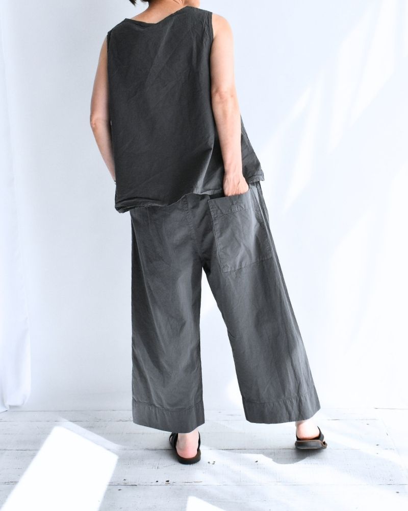 シュリンクワイドパンツ Gray