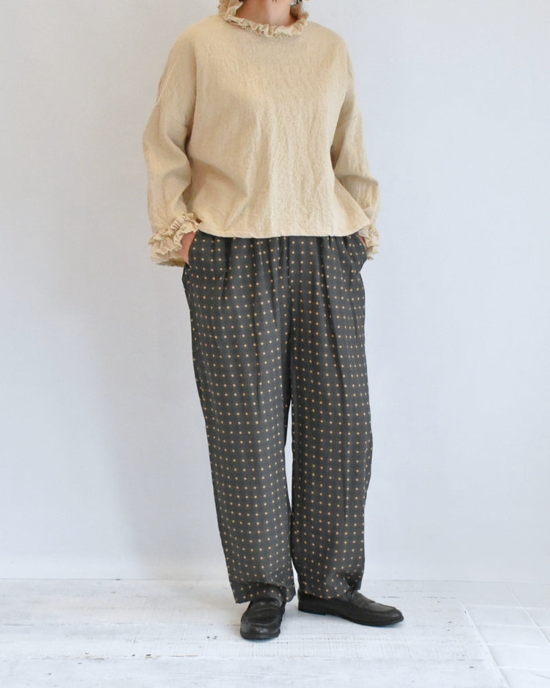 ウールボックスプルオーバー Beige