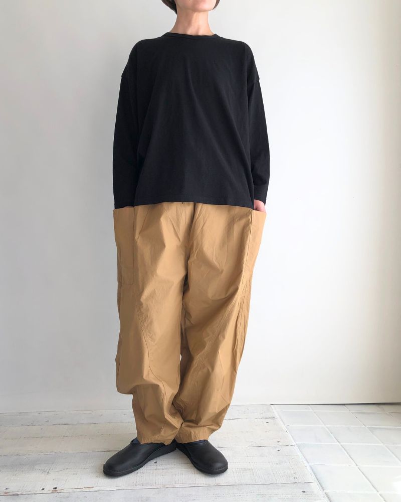 ジャージー プルオーバー Black