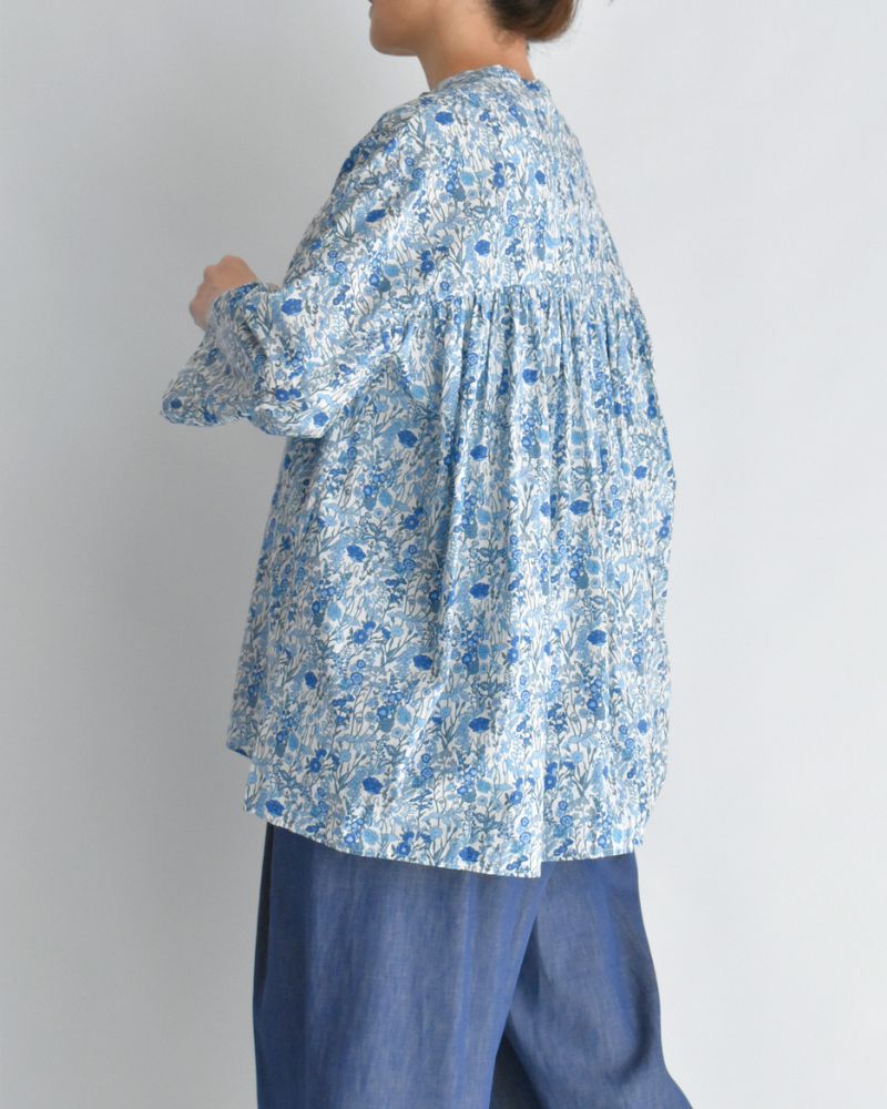 LIBERTY PRINT シャツブラウス Nazuna