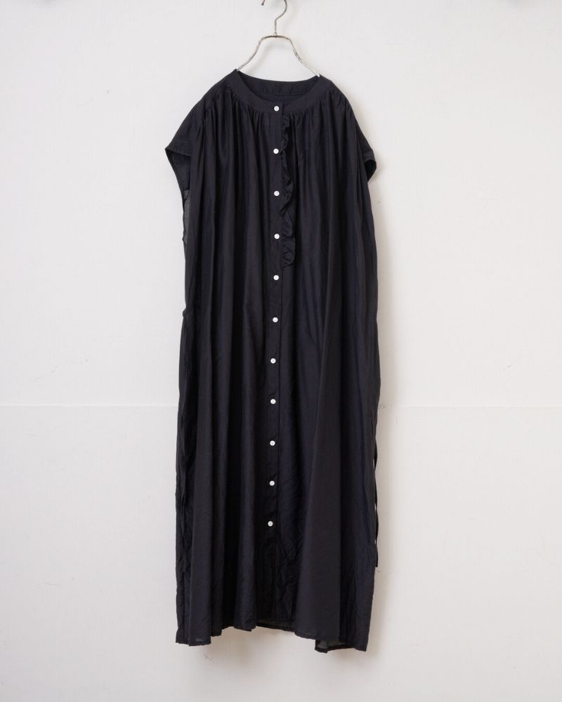 【予約】MS/F G1183 タイニーフリルノースリーブギャザードレス（5月末 - 6月初旬）