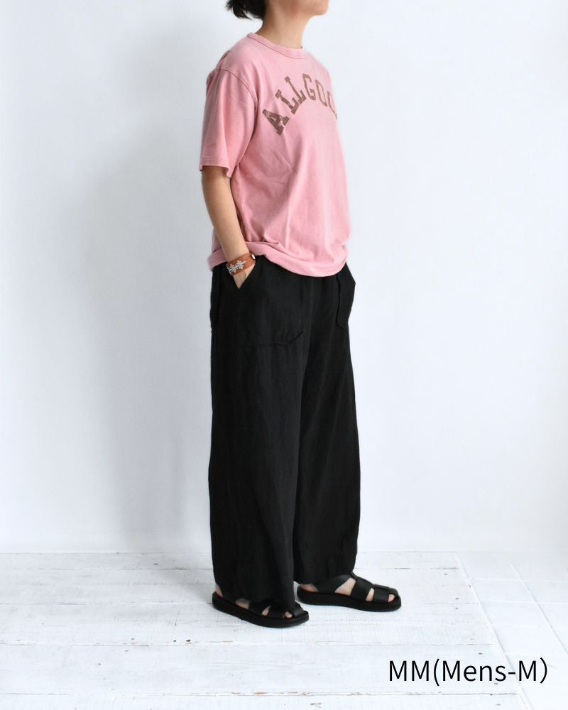 ビンテージコットン天竺 ALL GOOD Tシャツ (MENS) Pink