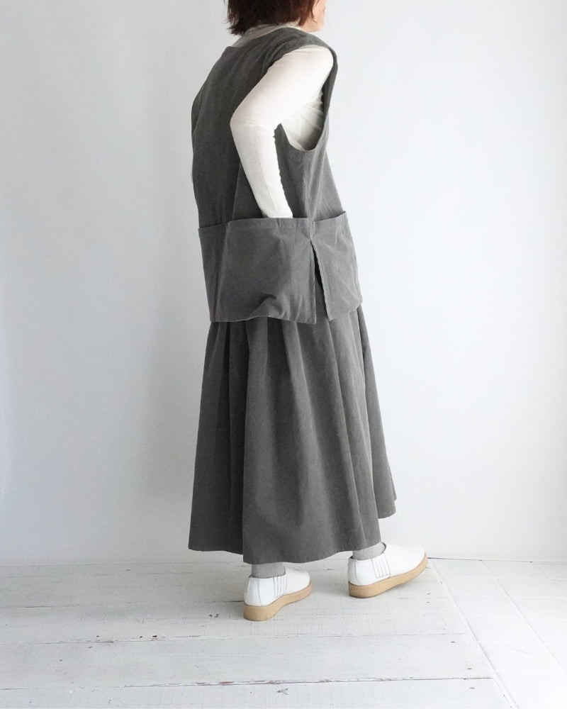 イージータックスカート（コーデュロイ） Gray