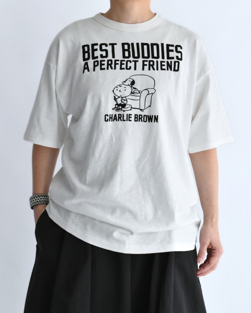 SNOOPY BUDDIES Tシャツ (MENS) White