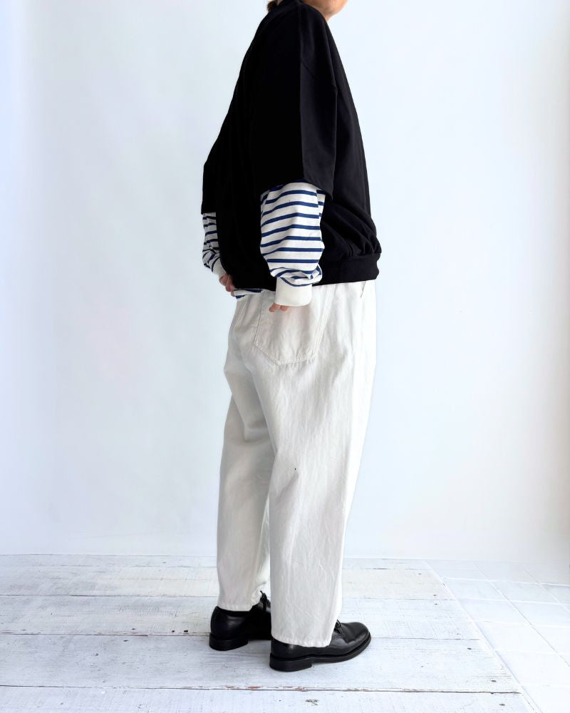 スウェットコクーンベスト Black