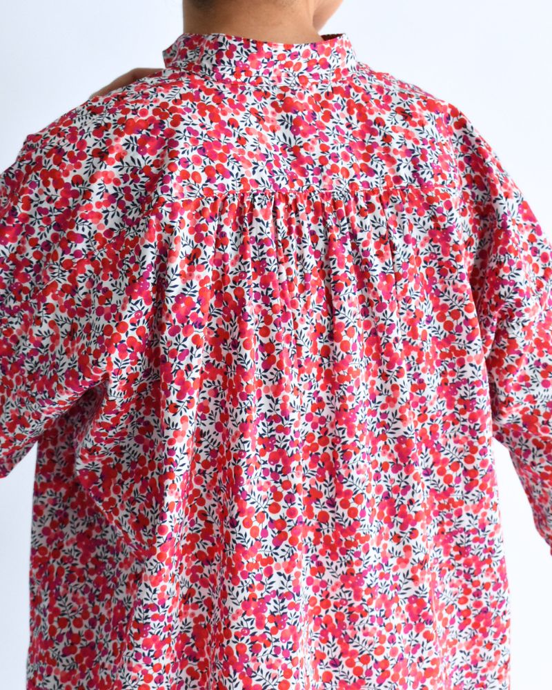 スキッパーシャツ（LIBERTY） WiltshireRed