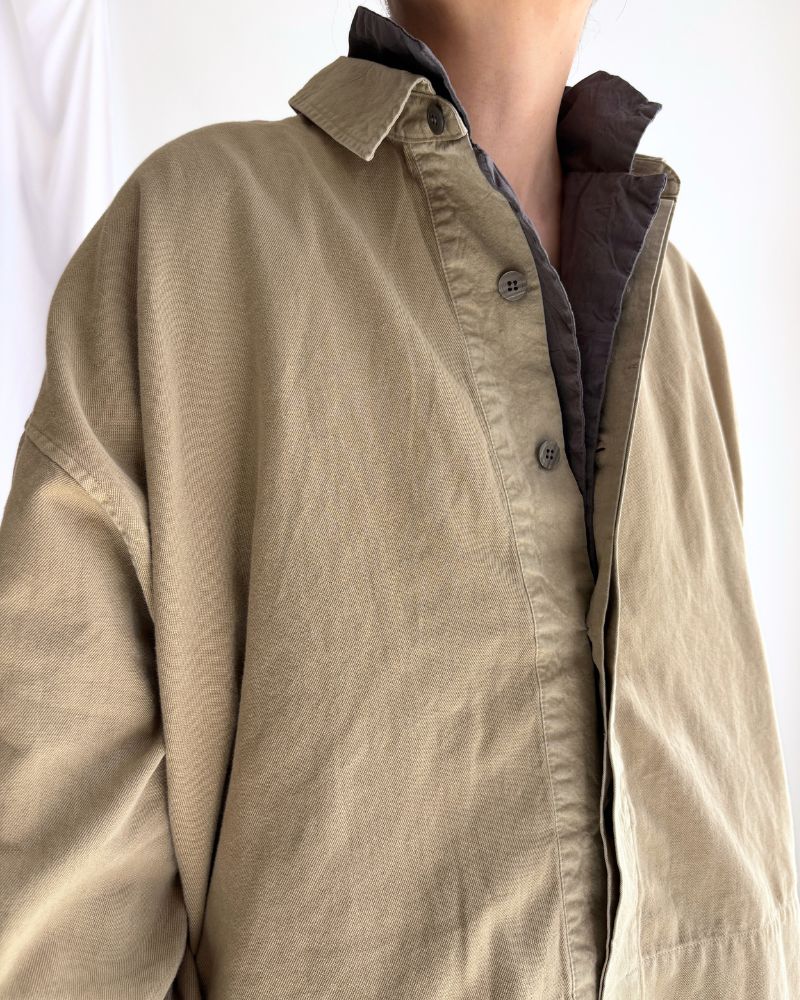 ソフトツイルシャツ Beige