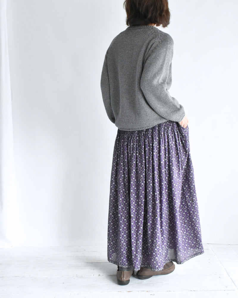 ラグランプルオーバーニット Gray