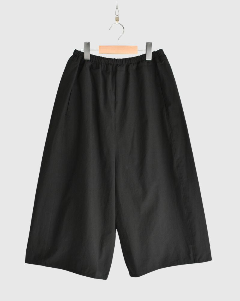 ヴィンテージコットン オーバルパンツ Black