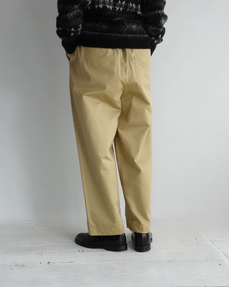 WEST POINT 2TUCK TAPERED EASY PANTS Beige
