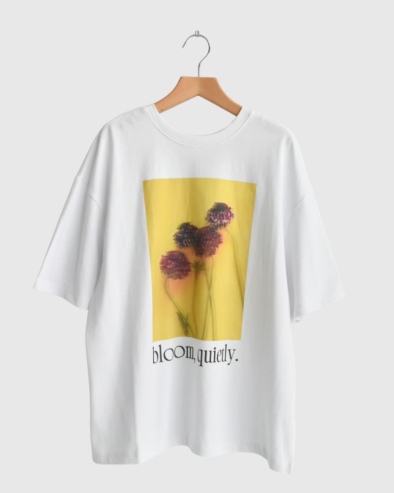 2Way プリントTシャツ OffWhite