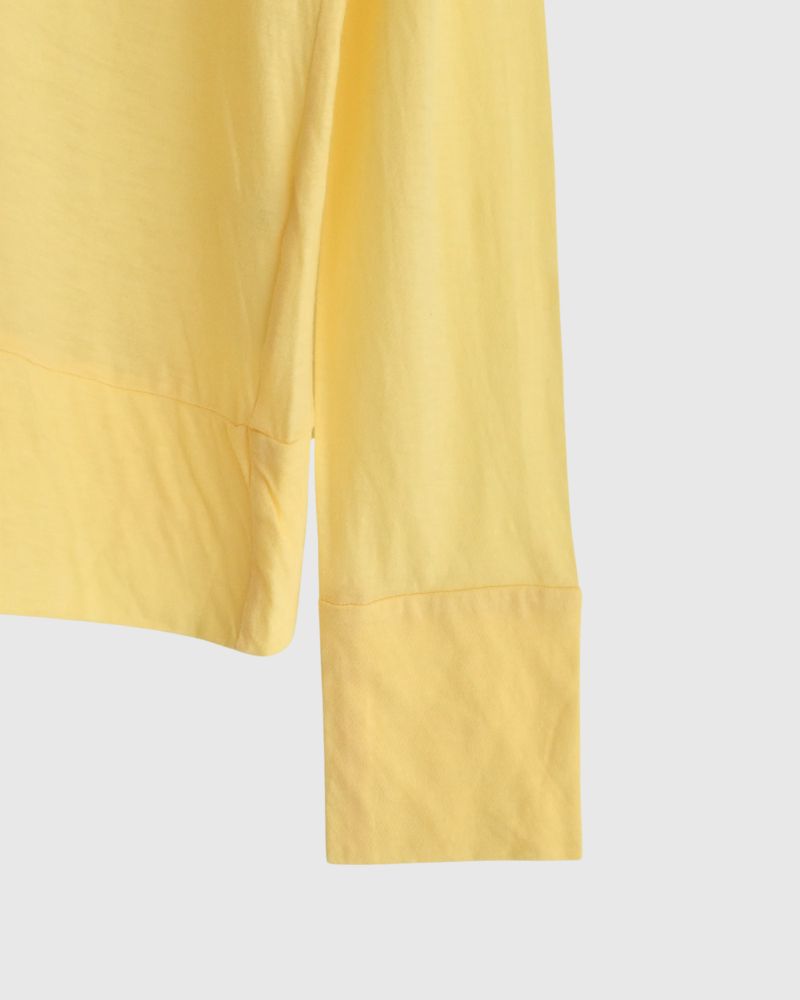 フェザーコットン天竺 タートルネックインナー