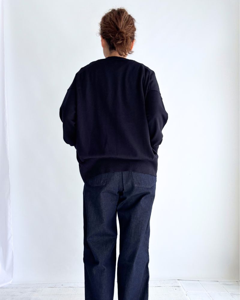 メリノダディカーディガン Navy