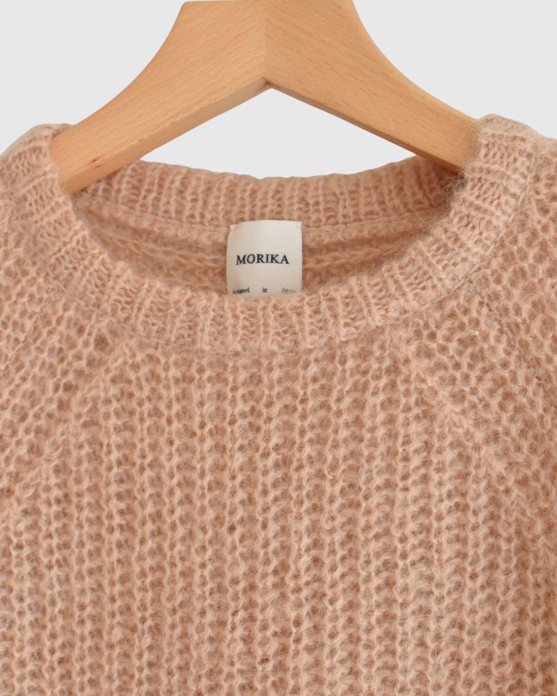 モヘアプルオーバー PinkBeige